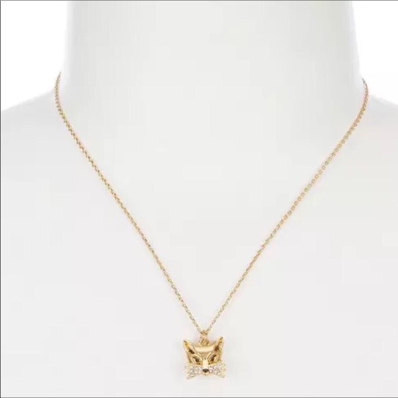 kate spade Jewelry - NWT Kate Spade Fox Crystal Long Neacklace